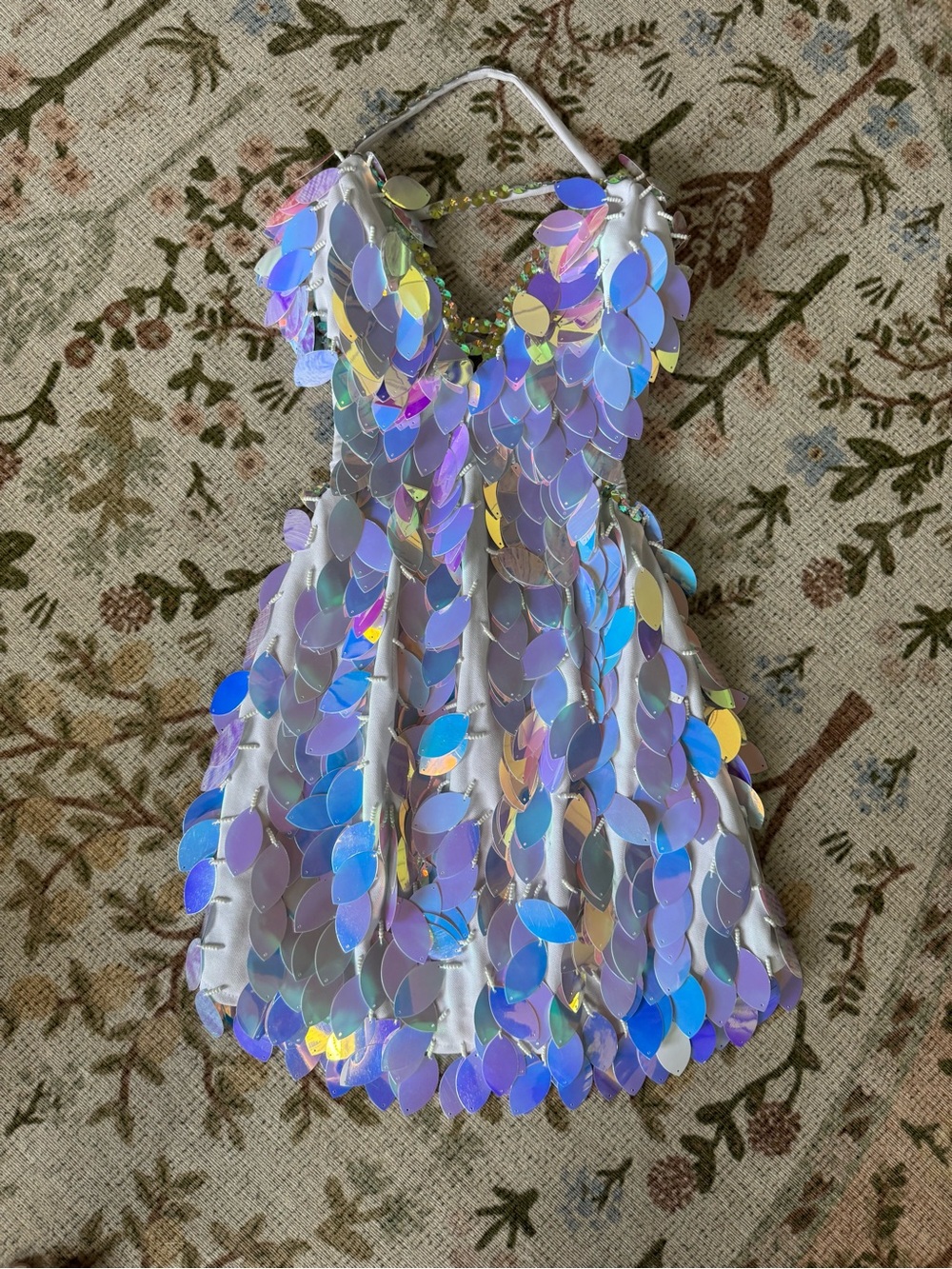 Glamour Iridescent Paillette Dance Costume